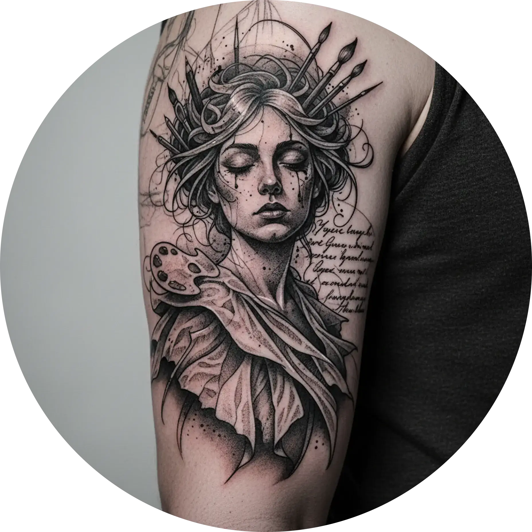 Examples of different tattoo styles